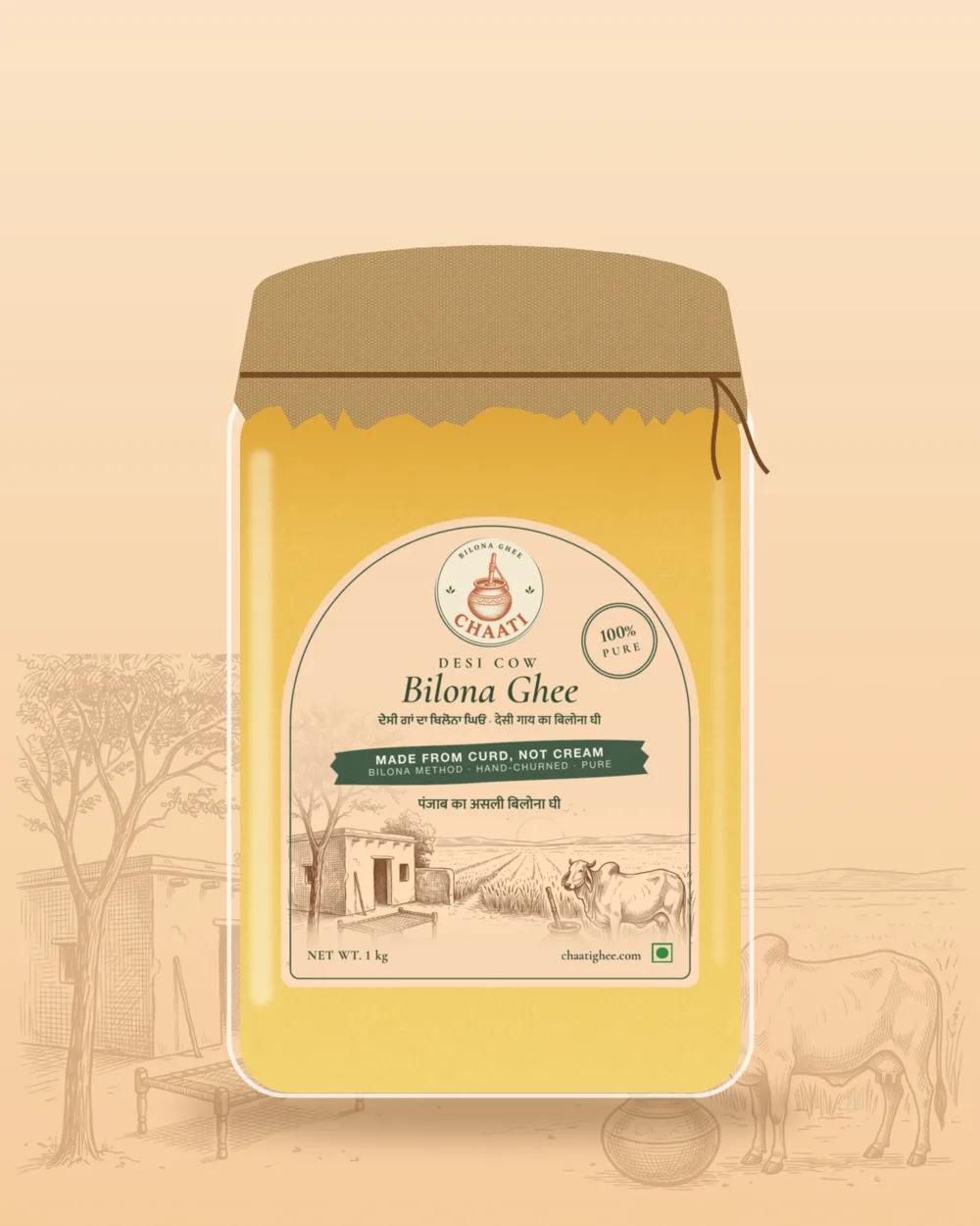 Desi Cow Bilona Ghee, 1 kg
